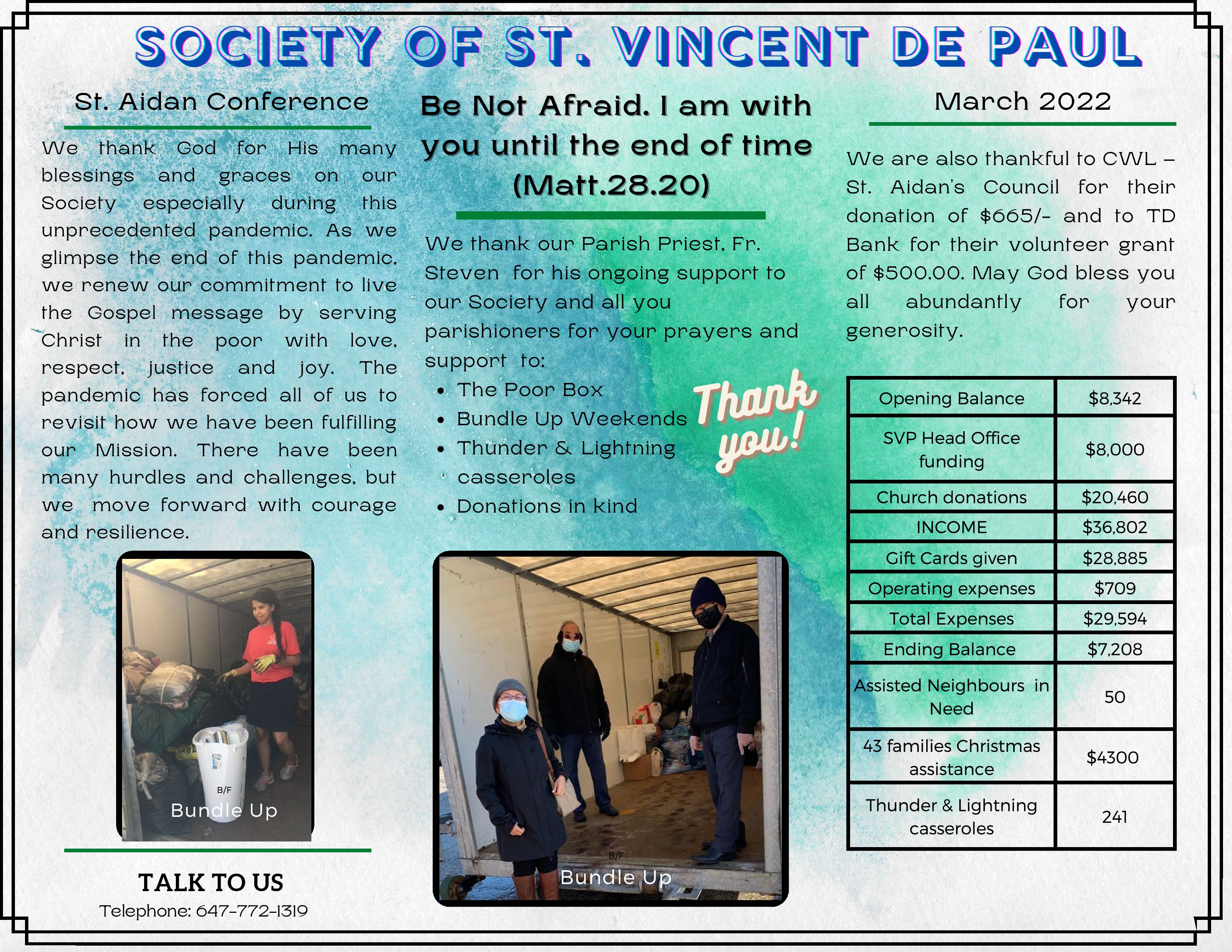 St Vincent De Paul Christmas 2022 St. Aidan's Parish, Scarborough - Society Of St. Vincent De Paul