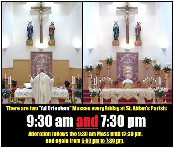 ad orientem masses and adoration updated june 7 2022
