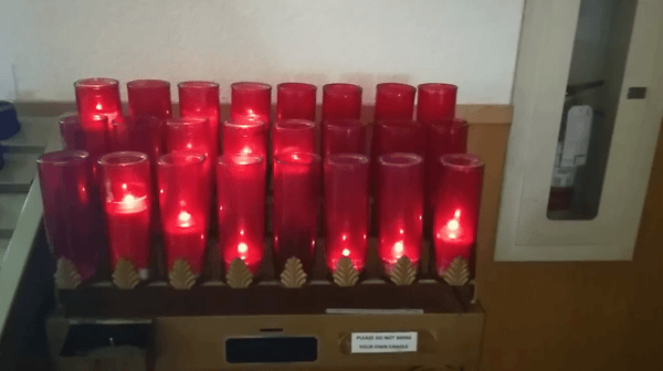 GIF votive candles