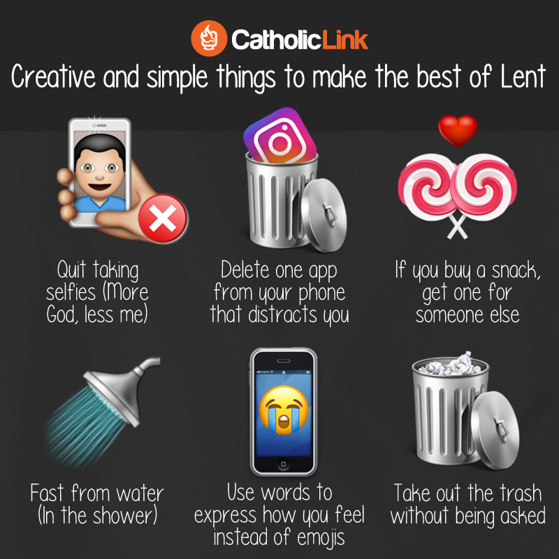 creative and simple things to make the best of lent