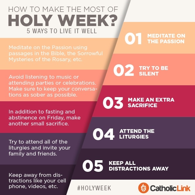 how to make the most of holy week