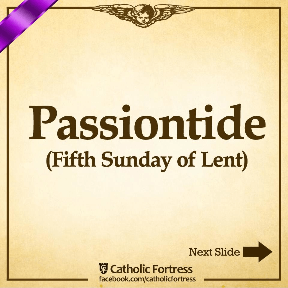Passiontide Fifth Sunday of Lent B