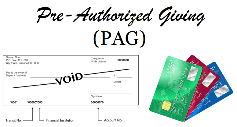 pre authorized giving PAG b