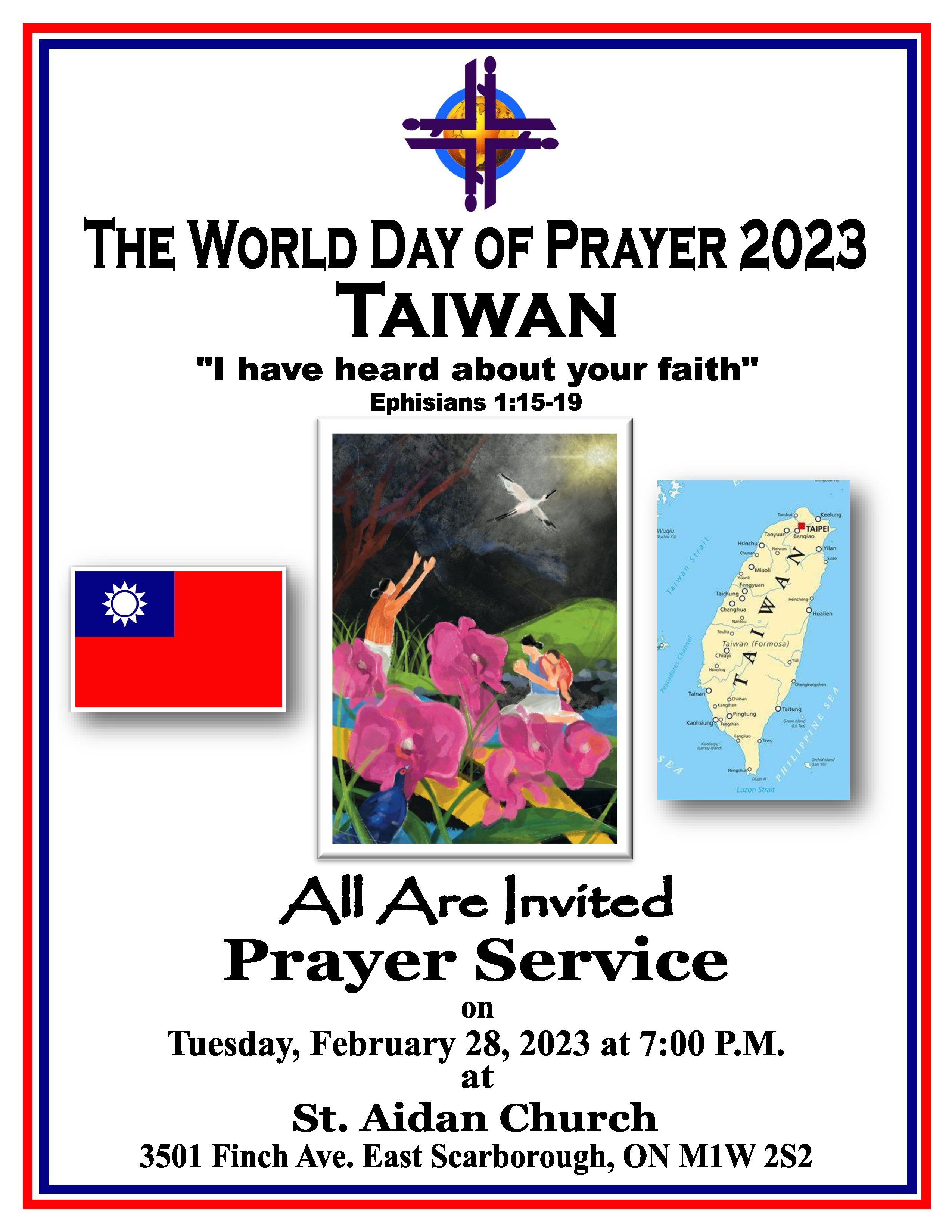 World Day of Prayer 2023 Poster